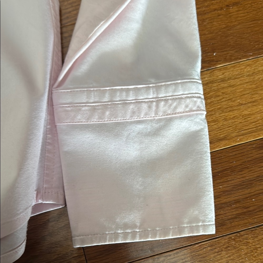 Express Pale Pink Fitted Notched Collar Fitted  Button Down Shirt Size Small - Picture 4 of 8